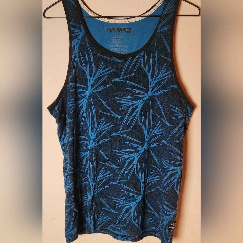 Tony Hawk Dark Blue Graphic Tank Top